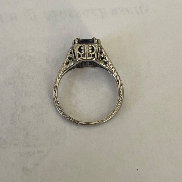 1 Ct. TANZANITE Ring - Picture 4 of 5